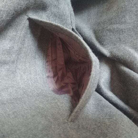 Vintage Liz Claiborne 100% wool grey pants Vintage 16 run Small - Picture 13 of 15